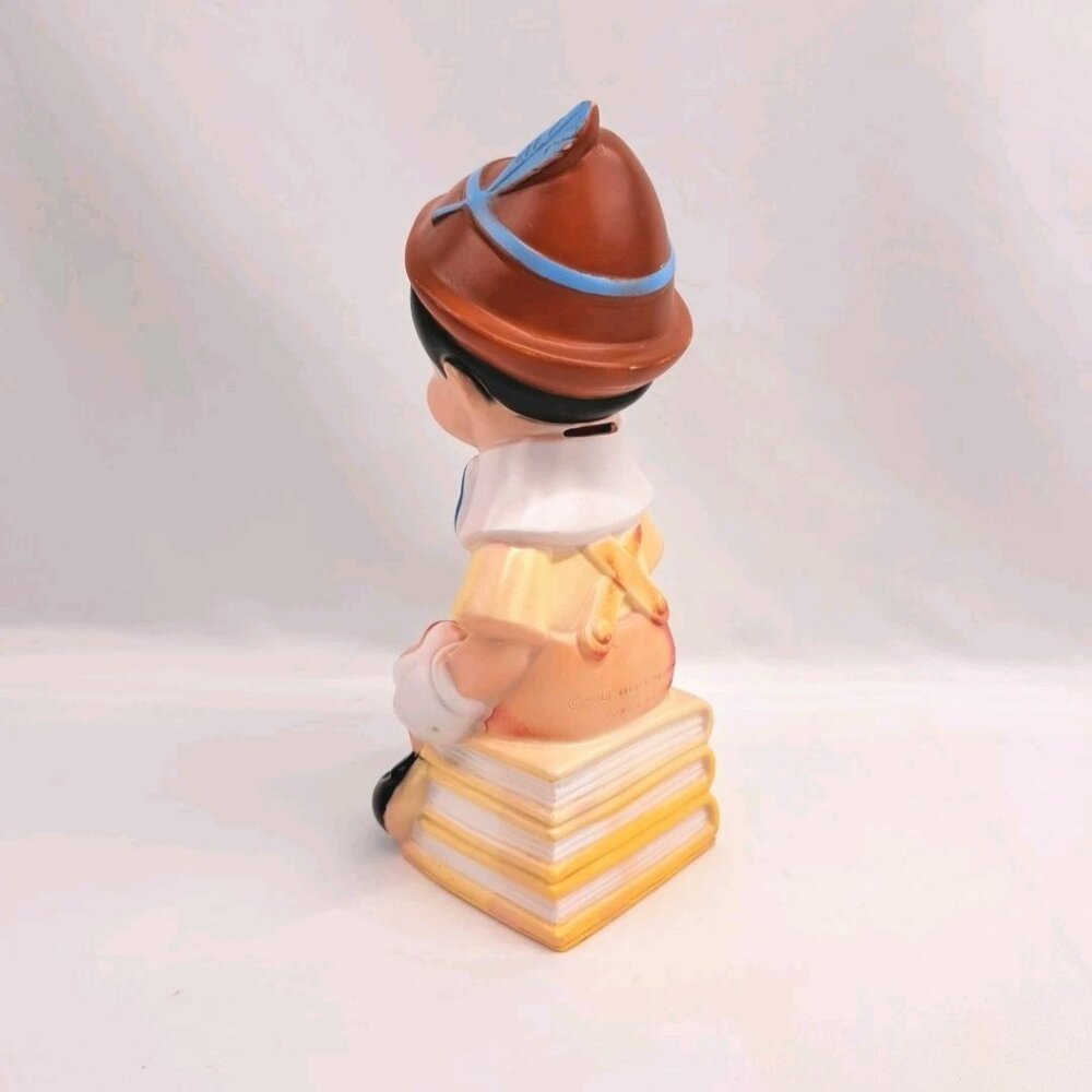 Disney Vintage Plastic Pinocchio Piggy Bank - Picture 7 of 16